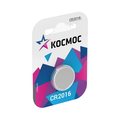 Элемент питания Космос CR2016 (1 шт)
