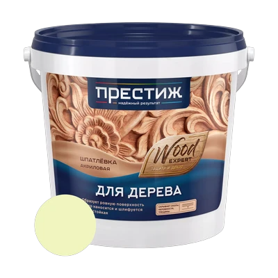 Шпатлевка Престиж по дереву акриловая, сосна 1 кг