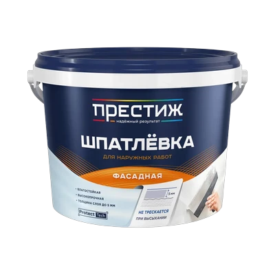 Шпатлевка Престиж S40 фасадная акриловая 1,5 кг