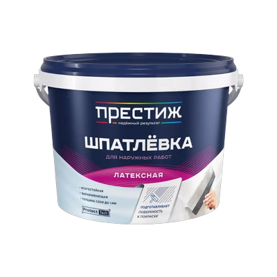 Шпатлевка акриловая латексная S30, Престиж (5 кг)