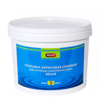 Грунтовка акриловая укрывная Белая, Аквест-3 (1,4 кг)