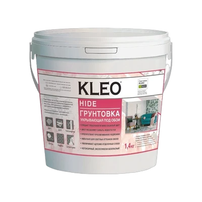 Грунтовка укрывающая под обои, Kleo Hide (6 кг)