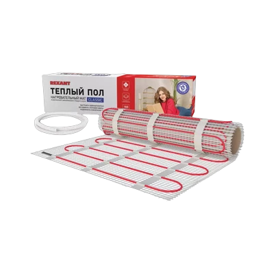 Теплый пол (нагревательный мат) RNX-1.0-150 0,5х2,0 м, Rexant Classic