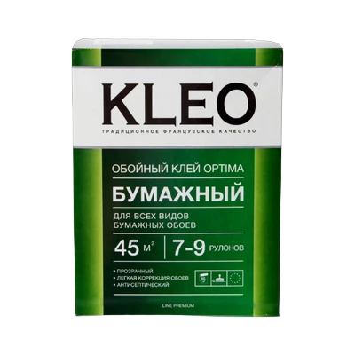 Клей обойный для любых бумажных обоев, Kleo Optima (160 г)