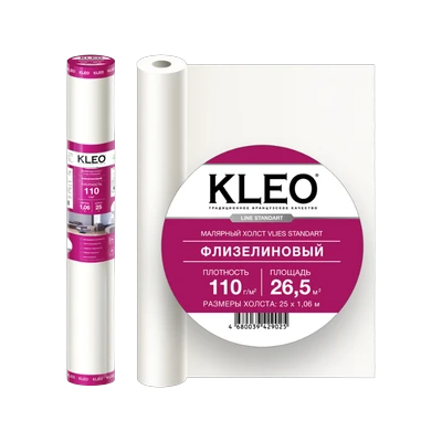 Малярный флизелин стандарт Kleo Vlies 110 г/м2 (1,06х25 м)