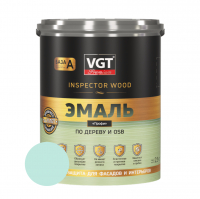 Эмаль акриловая VGT Профи по дереву, дымчато-голубой 1 кг