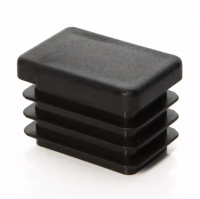 Заглушка для профильной трубы внутренняя 20х40 мм, черная 1 шт