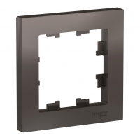 Рамка AtlasDesign 1-местная, мокко