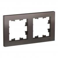 Рамка AtlasDesign 2-местная, мокко