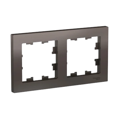 Рамка AtlasDesign 2-местная, мокко