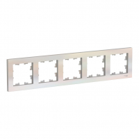 Рамка AtlasDesign 5-местная, жемчуг