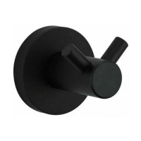 Крючок   двойной черный, нержавеющая сталь, SUS304