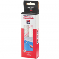 Набор мини-роликов Акор Работы с водными красками Полиэстер 150 мм (2 шт) 533-02-150