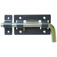 Задвижка дверная ЗД-03, серебро