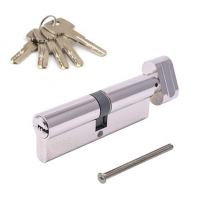 Цилиндровый механизм (личинка)  90 мм Apecs SM-90-C-NI ключ/ вертушка,никель