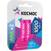 Аккумулятор Космос R03 1000mAh, 1 шт