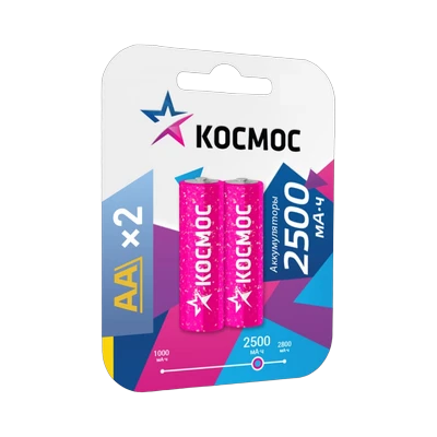 Аккумулятор Космос R06 2500mAh, 1 шт