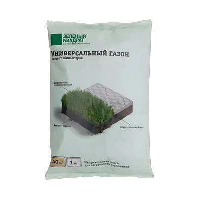 Газон универсальный Зеленый квадрат (1 кг)