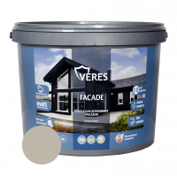 Краска Veres Facade для деревянных фасадов акриловая матовая, теплый камень 2,7 л