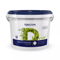 Краска Престиж Фактурная рельефная акриловая белая (14 кг)