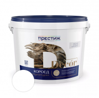 Штукатурка акриловая Престиж Короед среднезернистая, белая 14 кг