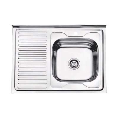 Мойка накладная Ledeme L98060-6R 80х60 см правая