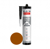 Герметик Kleim Pro силиконовый для кровли, коричневый 280 мл