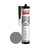 Герметик Kleim Pro силиконовый для кровли, серый 280 мл