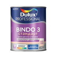 Краска Bindo 3 Dulux Professional глубокоматовая, белая база BC (только для колеровки) 0,9 л
