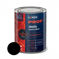 Эмаль термостойкая Лакра антикоррозионная, Черная 0,8 кг