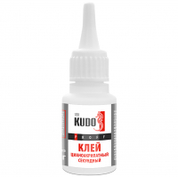Супер-клей Kudo цианоакрилатный секундный 20 г