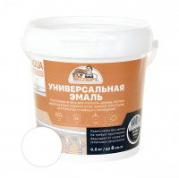 Эмаль акриловая Эксперт универсальная глянцевая, белая 2,5 кг