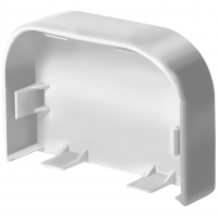 Заглушка для канала 74х55 мм белая, Рувинил