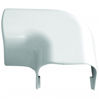  Поворот на 90° для канала 74х55 мм белый, Рувинил