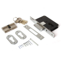 Замок врезной Apecs 95/60-CR, хром