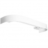 Карниз Галант 2-х рядный 4 м, Белый глянец (прямой)