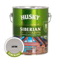 Суперлазурь для дерева Husky Siberian полуглянцевая, антик (2,7 л)