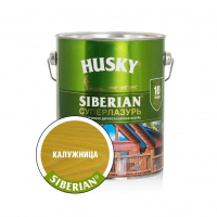 Суперлазурь для дерева Husky Siberian, Калужница (2,7 л)