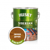 Суперлазурь для дерева Husky Siberian, Тиковое дерево (2,7 л)