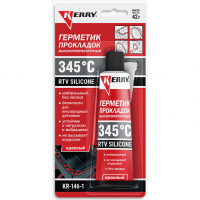 Герметик RTV Silicone силиконовый высокотемпературный, красный 42 г