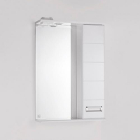 Шкаф - зеркало Style Line Ирис-500/С Белый 