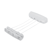 Сушилка для белья выдвижная, 4 веревки, Рыжий кот (3,3 м)