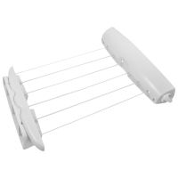 Сушилка для белья выдвижная, 6 веревок, Рыжий кот (3,66 м)