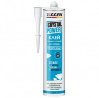 Клей каучуковый прозрачный, Zigger Crystal Power (320 мл)