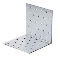 Уголок крепежный 100х100х80х2 мм, оцинкованный