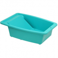 Таз 34 л пластиковый со стиральной доской