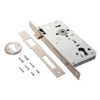 Замок врезной KALE KILIT 152R-85BS40-NP,никель