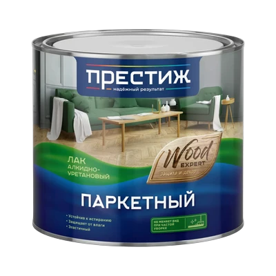 Лак Престиж паркетный глянцевый 1,9 л