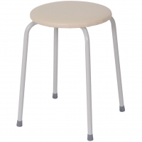 Табурет круглый 32 см ваниль, Пенёк Легкий Т270
