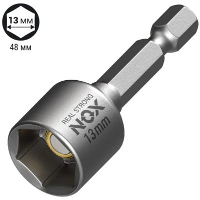 <b>Бита</b> с торцевой головкой Nox Setter 13х48 мм